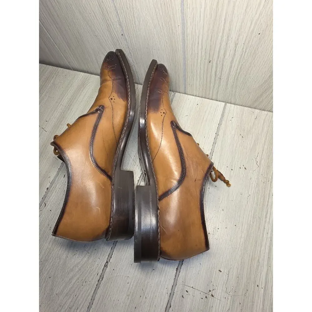 Mezlan Soprano Mens Oxford Dress Shoe Brown 9.5 M Workwear Professional Read